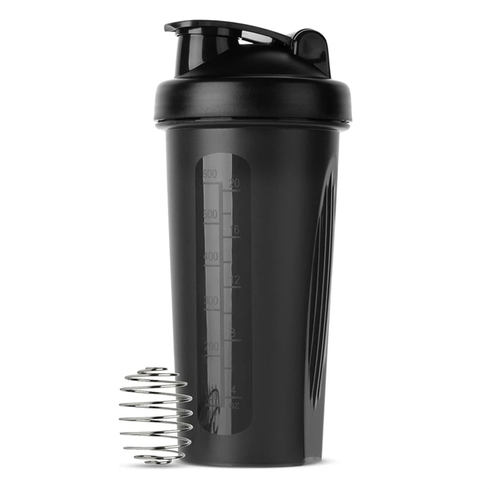 Nutrition And Fitness - 휴대용 1개 단백질 쉐이커 600ml 피트니스