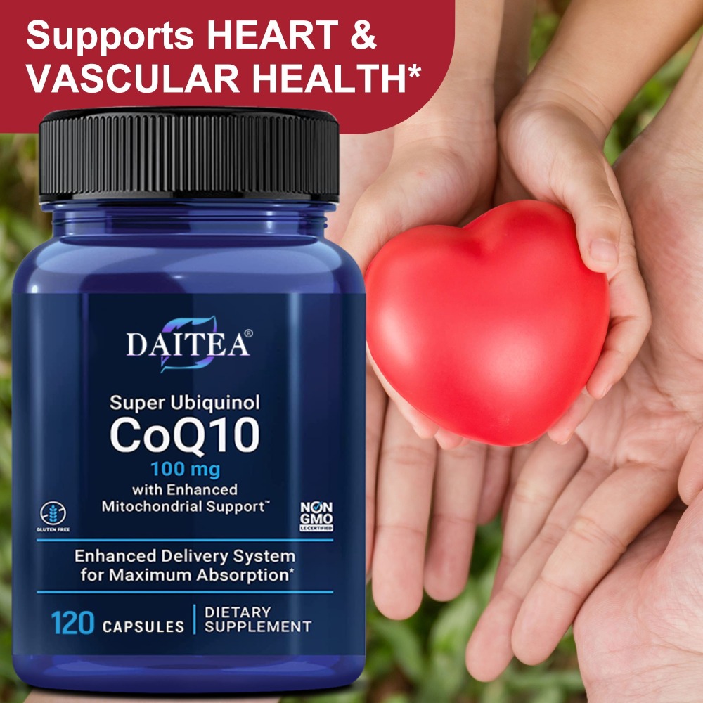 Coq10 Ubiquinol Softgel - 유비퀴놀 100mg 코큐텐, 심장 건강, 120