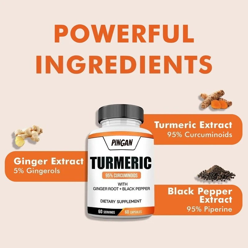 강황 추출물 - 커큐민 95% 생강 뿌리 추출물 및 흑 - Turmeric Curcumin Capsule 리뷰 및 가격