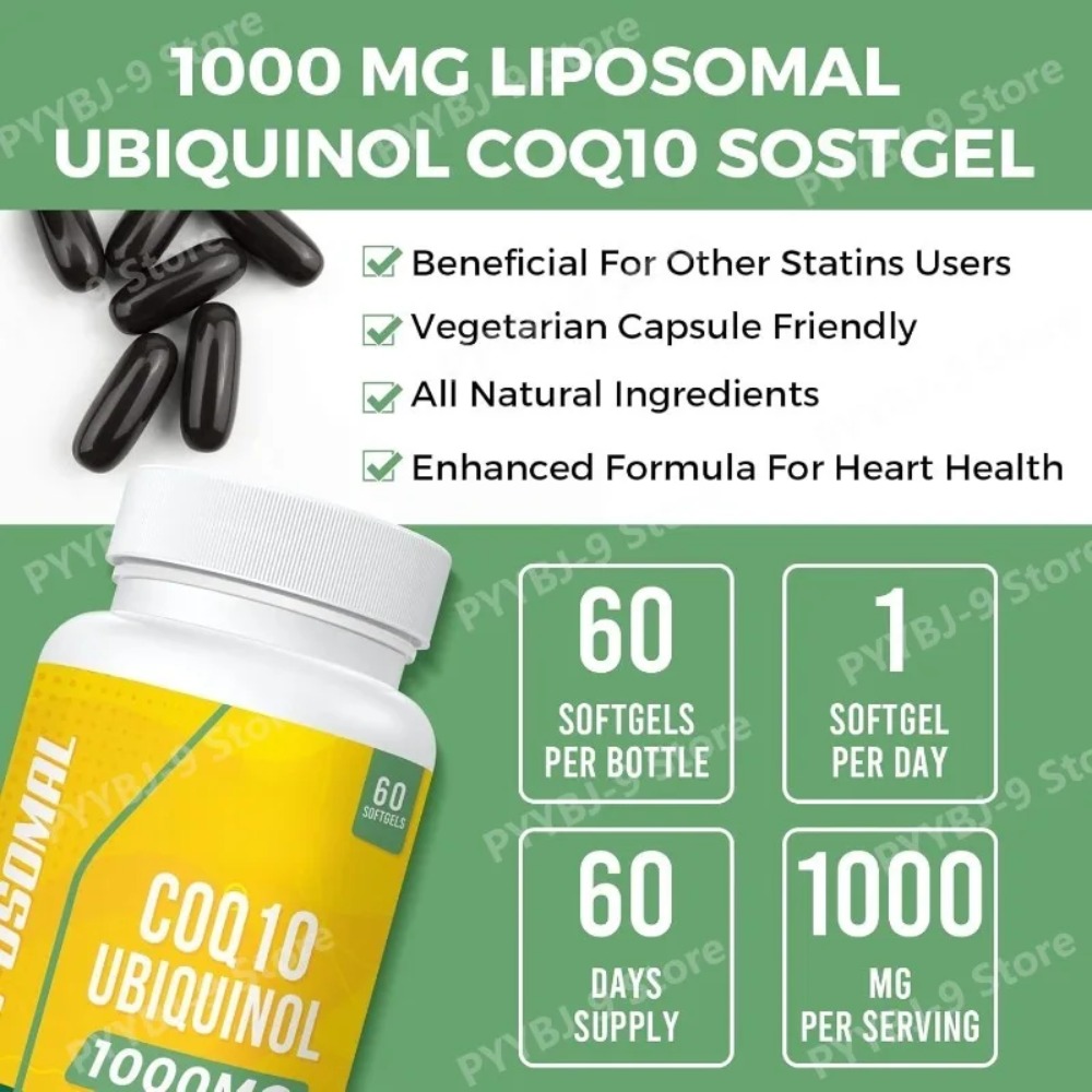 코엔자임 Q10 유비퀴놀 소프트젤: 심혈관 건강, 세포 - Coq10 Ubiquinol Softgel 리뷰 및 가격