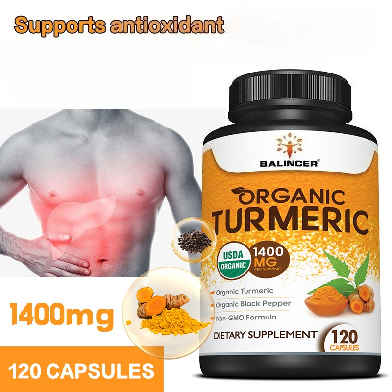 흑후추 추출물을 함유한 유기농 강황은 관절 건강을 지원 - Turmeric Curcumin Capsule 리뷰 및 가격